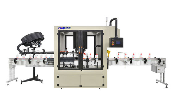 खरीदें 6000BPH रोटरी ऑटोमैटिक कैपिंग मशीन 6 सिर ऑनलाइन निर्माण