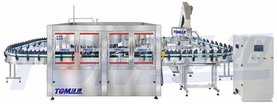 खरीदें पूरी तरह से स्वचालित पिस्टन मोनोब्लॉक फिलर कैपर मशीन 100ml-1L online manufacture