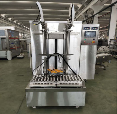 खरीदें दो सिर वाली अर्ध-स्वचालित तौलने वाली भरने की मशीन 5-30 किलो ऑनलाइन निर्माण