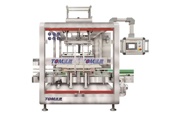 खरीदें स्टेनलेस स्टील 304 ऑटोमैटिक पिकअप बोतल शीर्ष लोड मामले पैकर ऑनलाइन निर्माण