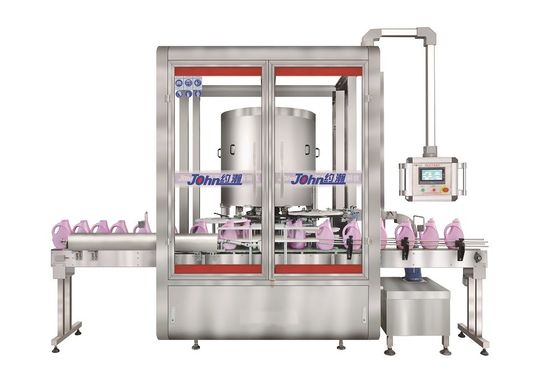 खरीदें कपड़े धोने के डिटर्जेंट के लिए स्वचालित ढक्कन मशीन 4 / 6 / 8 सिर उच्च गति ऑनलाइन निर्माण