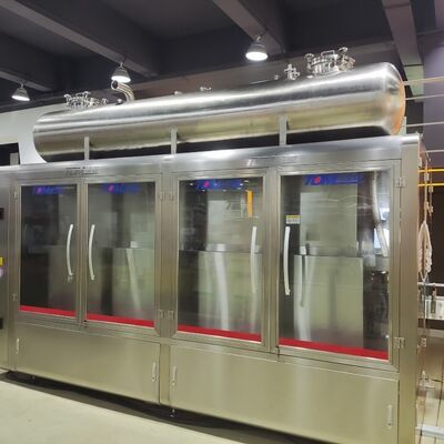 खरीदें कोटिंग सॉल्वेंट भरने की लाइन पूरी तरह से स्वचालित नियंत्रण के साथ कैपिंग और लेबलिंग मशीन online manufacture