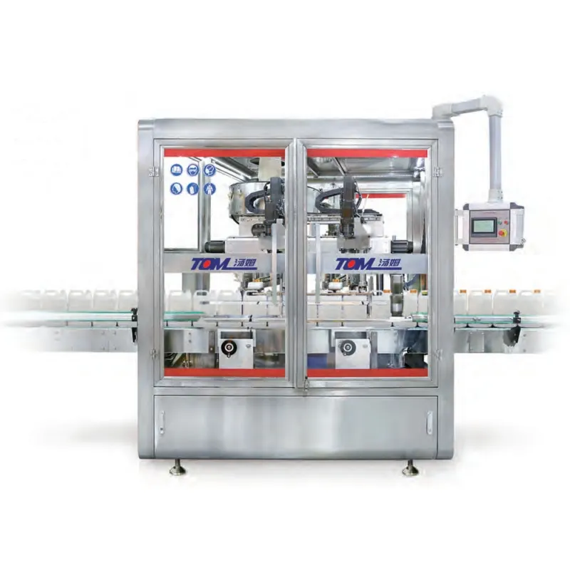 खाद्य तेल और सॉस के लिए उन्नत 1-5L भरने और कैपिंग मशीन 4